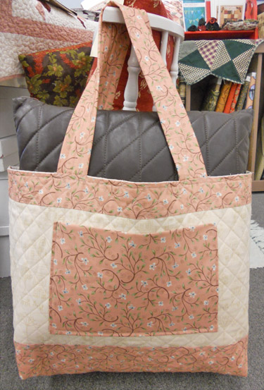 peach tote