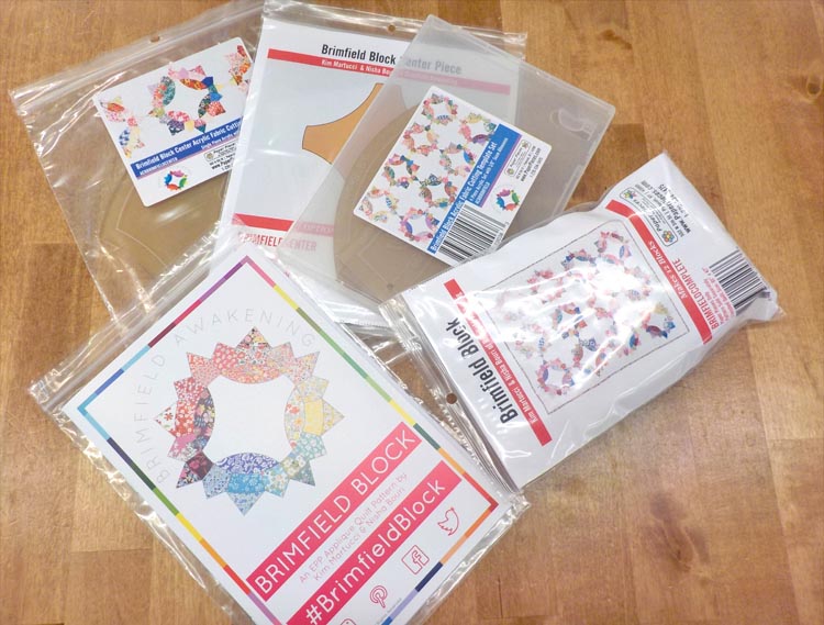 a brimfield awakening paper, acylic, pattern set